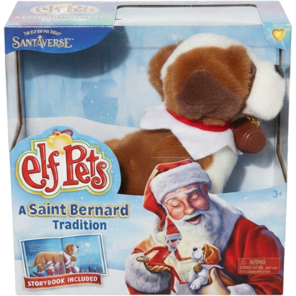 Elf on the Shelf Elf Pets A Saint Bernard Tradition Plush Dog and Storybook Set